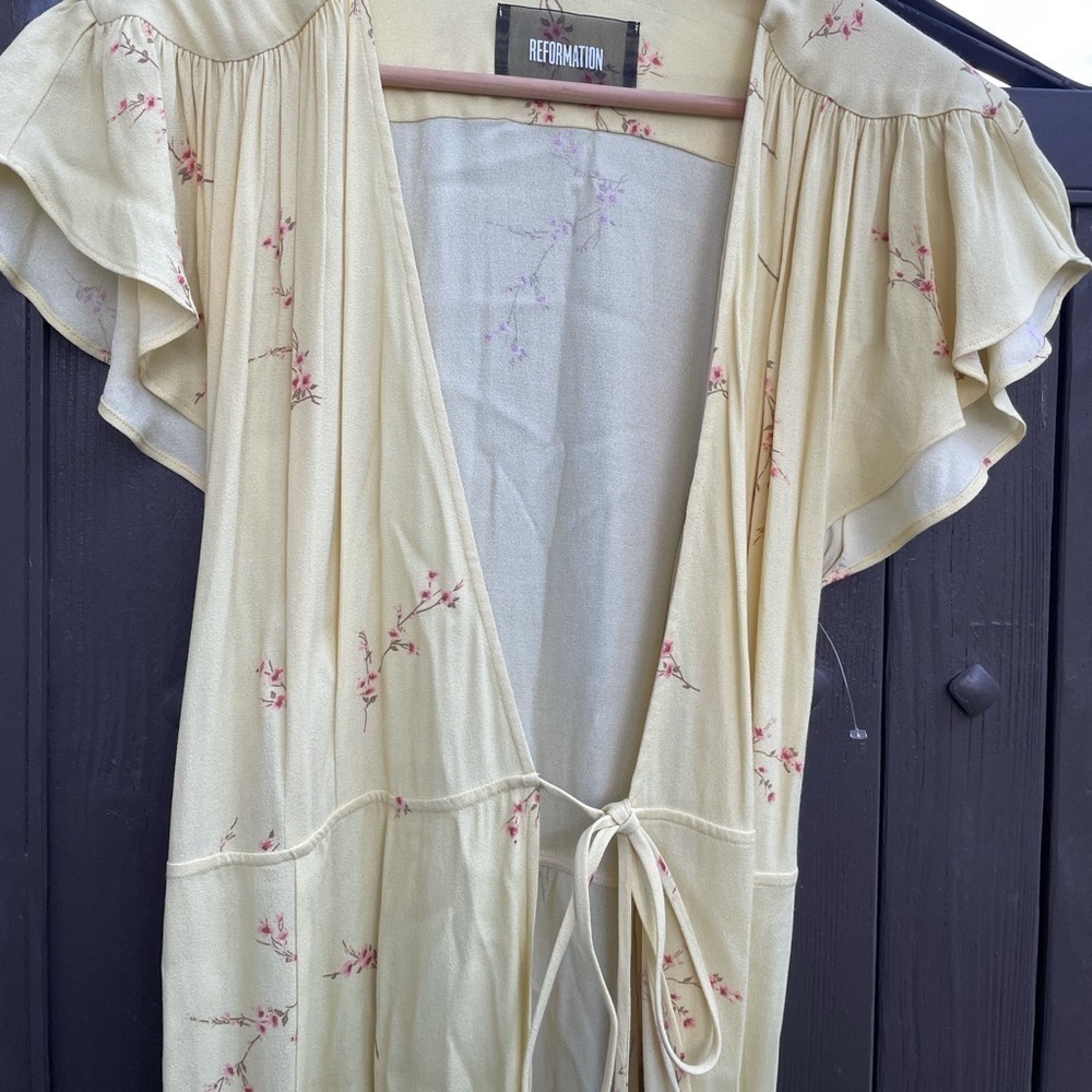 Reformation Sparrow Dress in Sprig - Picture 11 of 12